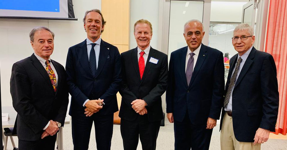 Ambassador Simonyi, CEO Vandermeiren, Dr. Deason, Dr. Hassan, and Dr. Saltzberg