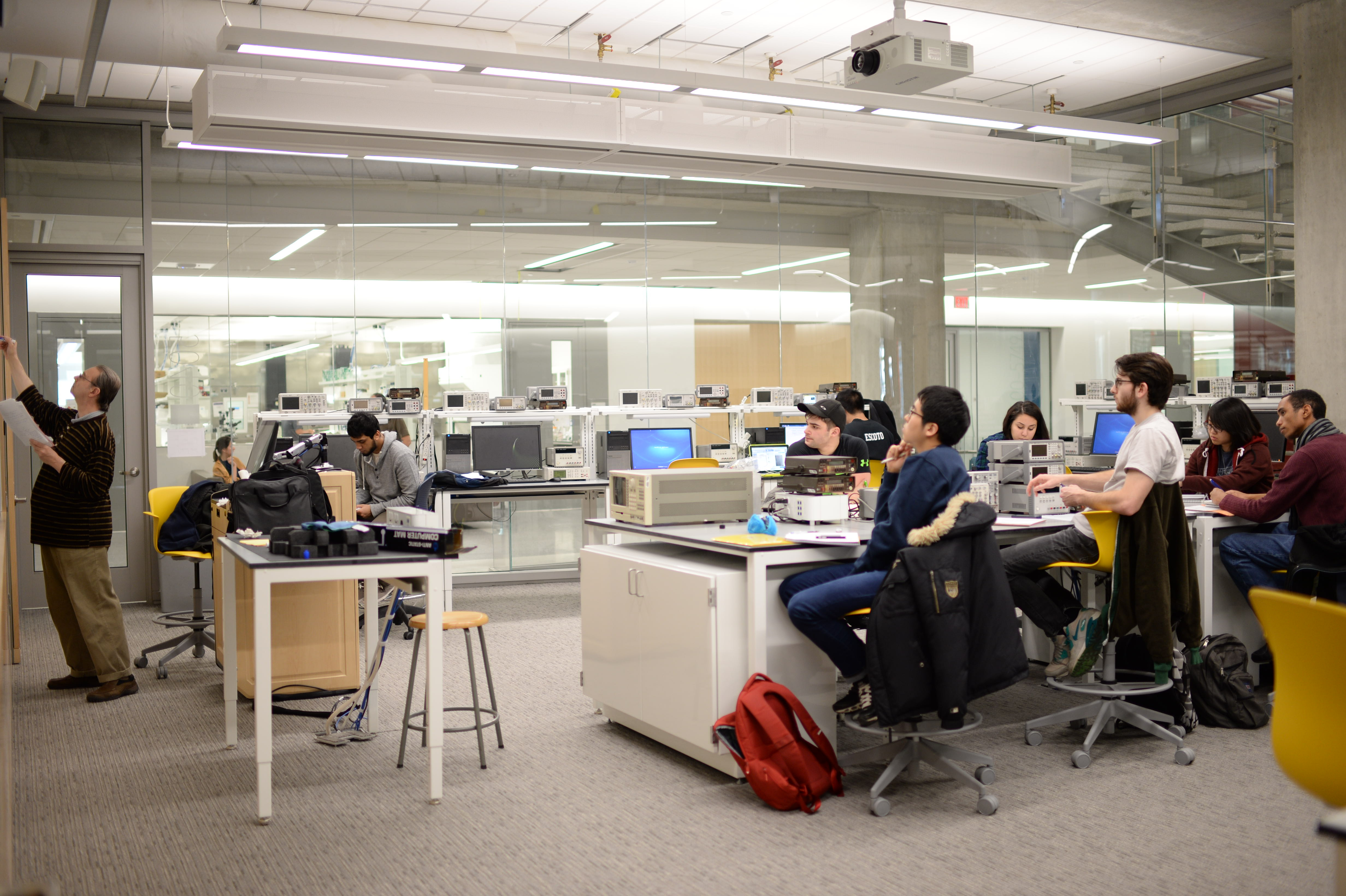 Undergraduate students learning