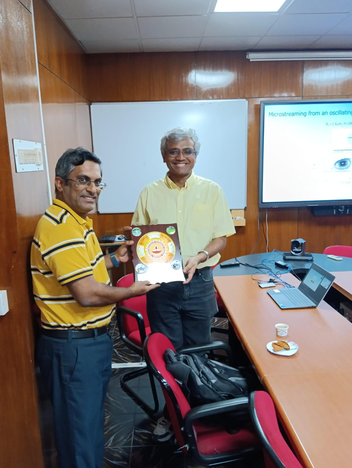 Sarkar at IIT Madras for his invited talk