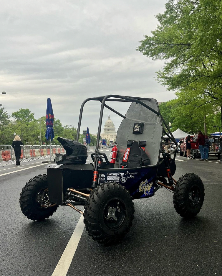 GW Baja's vehicle on Pennsylvania Avenue