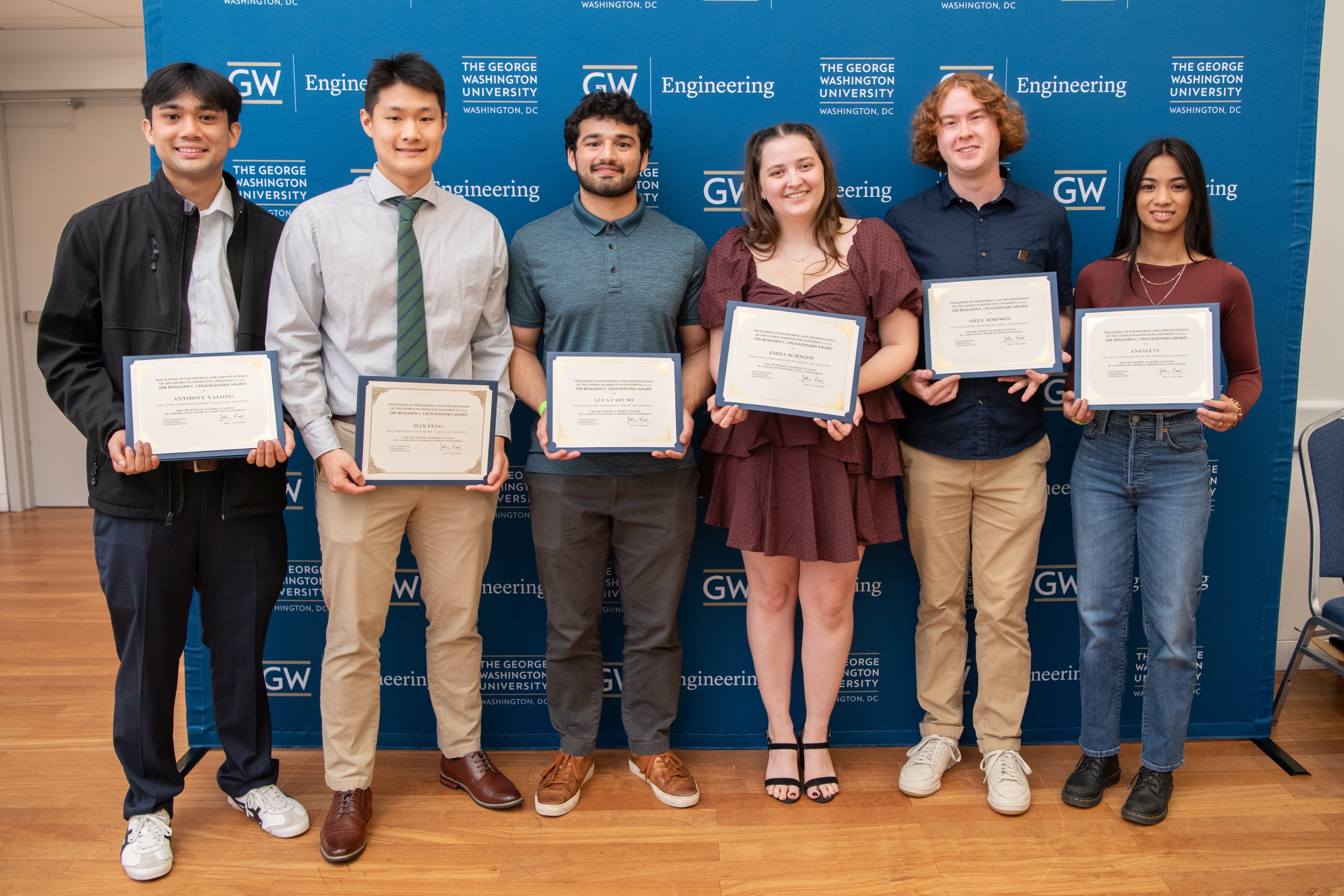 Top scholars from each department
