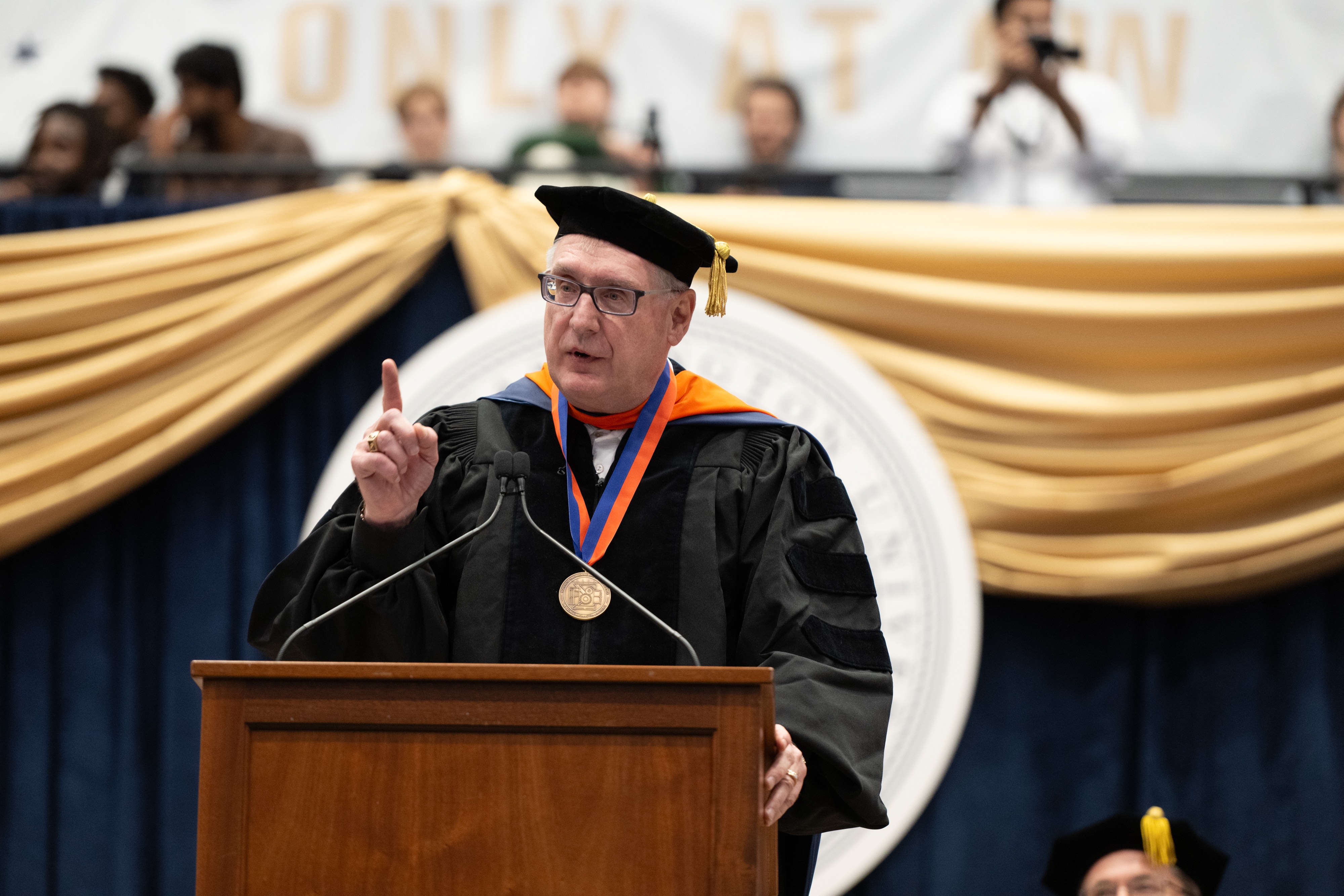 Chris Wiernicki giving his speech