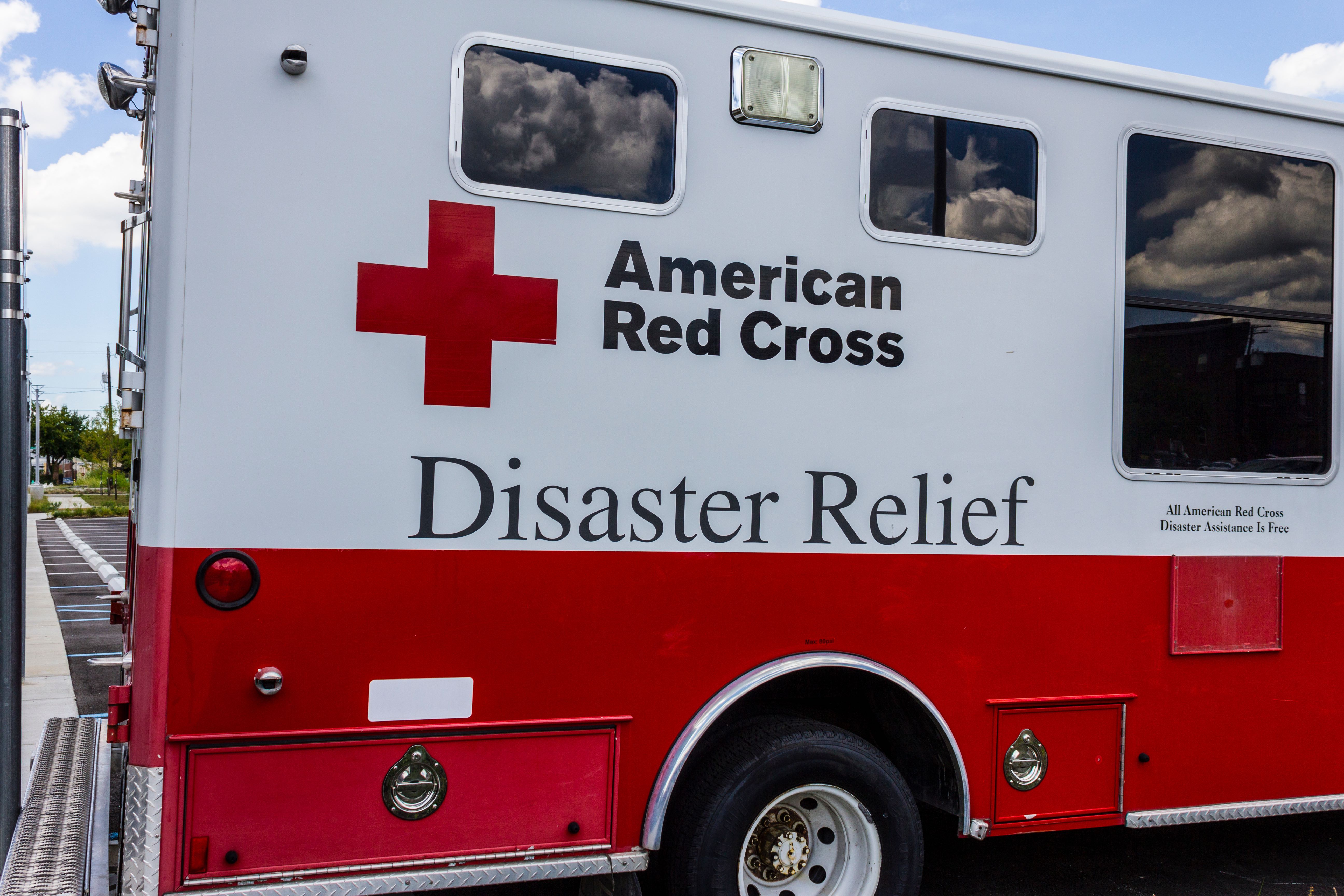 American Red Cross Disaster Relief vehicle