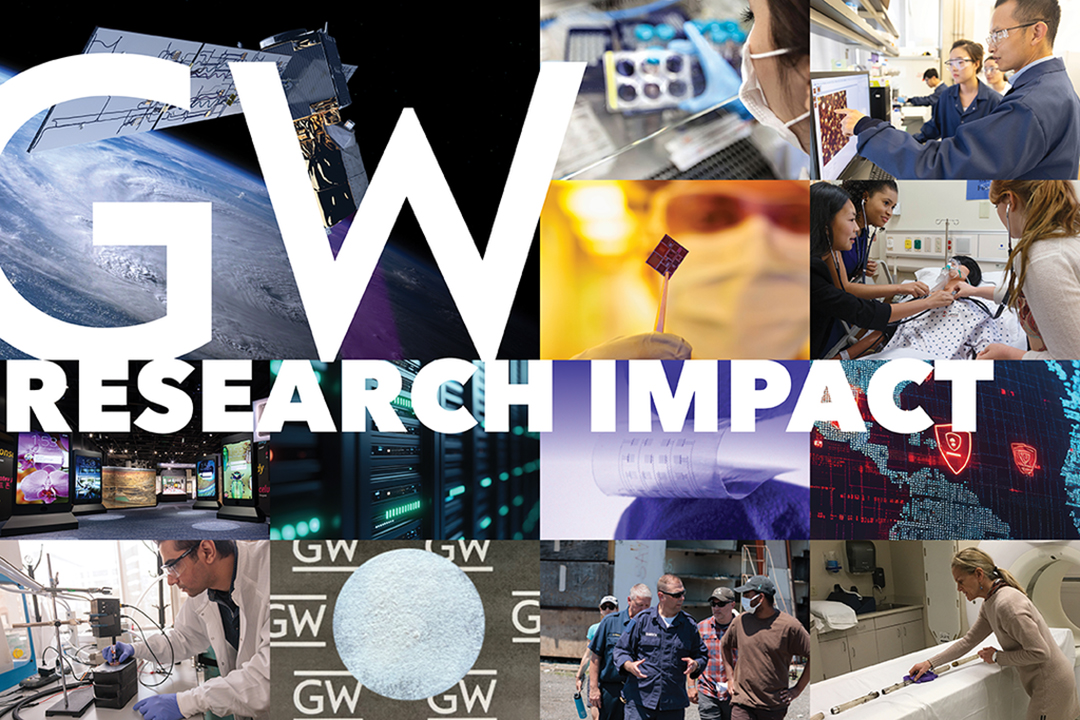 Collage of GW research pictures
