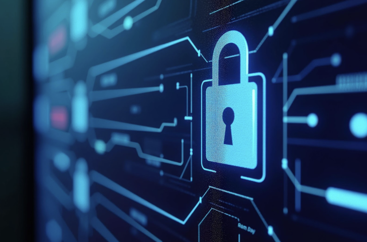 cybersecurity stock photo