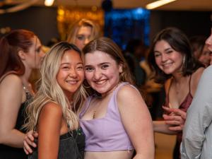 Students smiling at the 2023 Engineers Ball