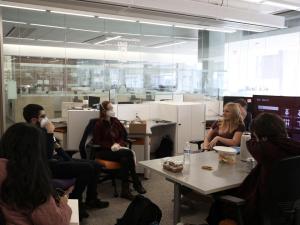 Members of GWUSEC in the lab