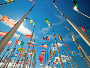 Photo of flags of various countries