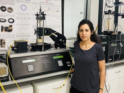 Sara lbibb in lab