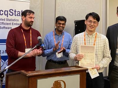 Dr. Gabe Parmer and students, Wenyuan Shao, Bite Ye, Huachuan Wang, and Yuxin Ren.