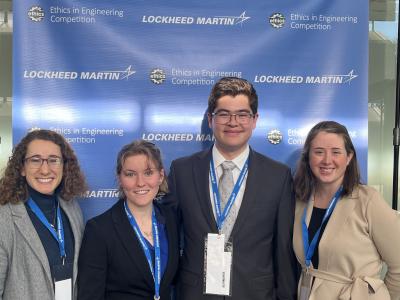 Leah Kaplan, Eliese Ottinger, James Ferguson, and Caitlin Grady