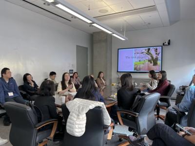 Participants of Chen's N2Women event discussing