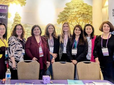 Nazneen Ahmed pictured with fellow conference participants
