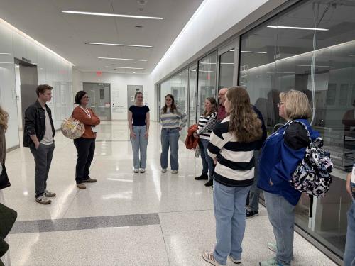 Alumni, family, and friends of GW Engineering on a tour