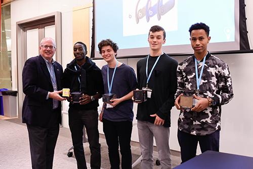 Heyo Solutions receiving award