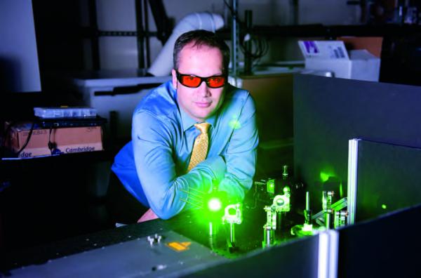 Professor Phillipe Bardet in his lab