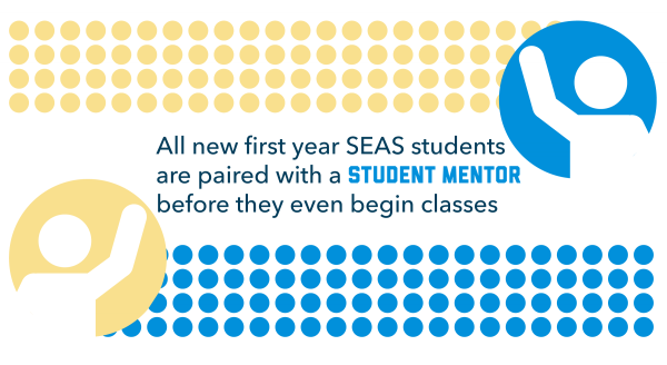 All new first year SEAS students are paired with a Student Mentor before they even begin classes