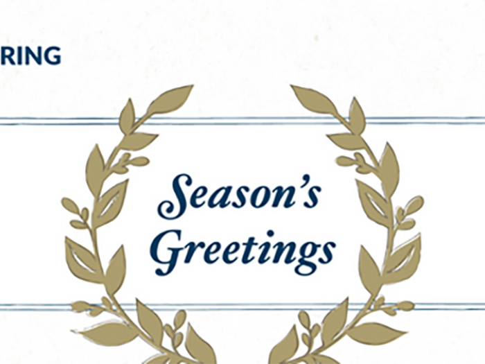 Season's greetings