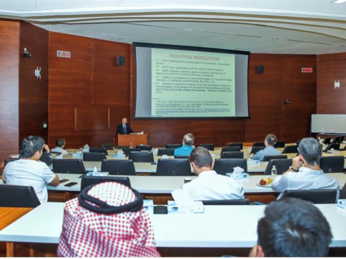 Dr. Ken Chong giving his lecture at KAUST