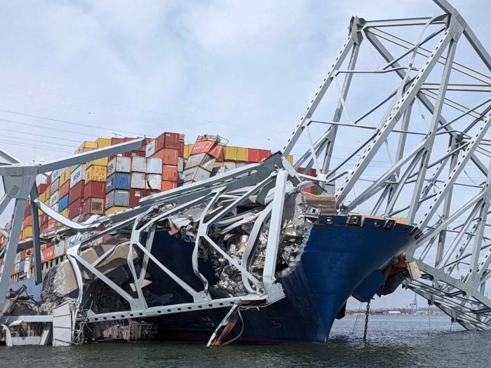 The container ship Dali crashed into a pylon of Baltimore’s Francis Scott Key Bridge, causing the entire bridge to collapse.