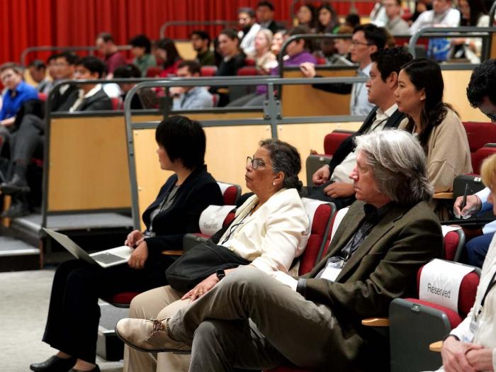 Attendees of the workshop in the Lehman Auditorium