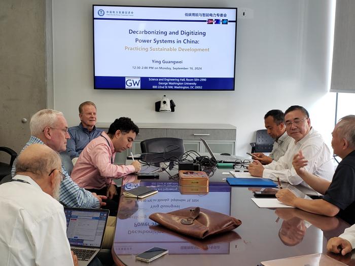 GW and Chinese delegates at the meeting