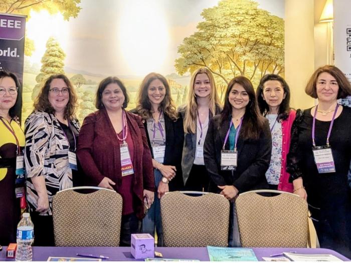 Nazneen Ahmed pictured with fellow conference participants