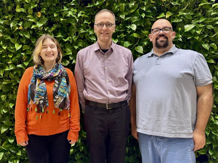 (Left to right) Elyse Nicolas, Joshua Paiz, and Dmitri Stanchevici