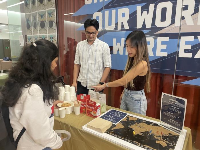 Student organization offering various cultural teas