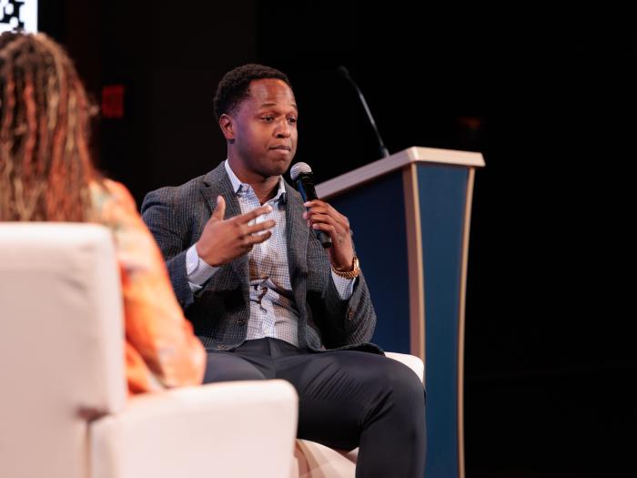 Benjamin Harvey speaking