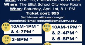 The Engineers' Ball Ticket Sales Tabling Flyer