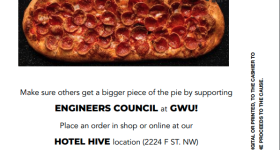 E-Council &pizza Fundraiser Flyer