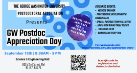 GW Postdoc Appreciation Day Flyer