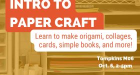 Intro to Paper Craft Event Flyer